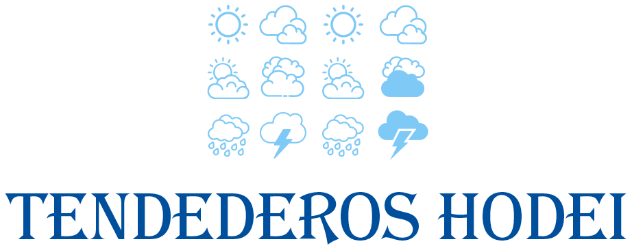 Logo azul vertical Tendederos Hodei